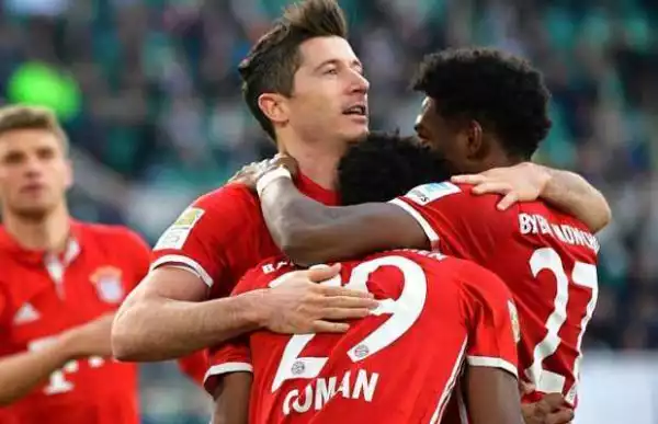 Bayern Munich crowned Bundesliga champions for fifth consecutive season